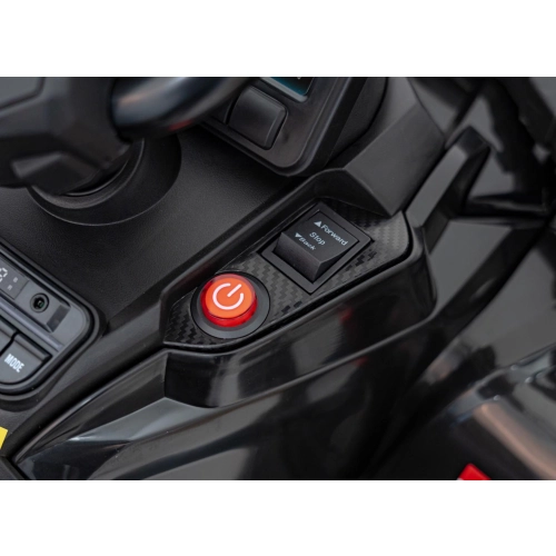 Quad na akumulator dla dzieci Can Am Outlander ATV z pilotem Czarny DK-CA005.2.4GHZ